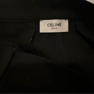 Celine Paris Black Flare Dress Pants